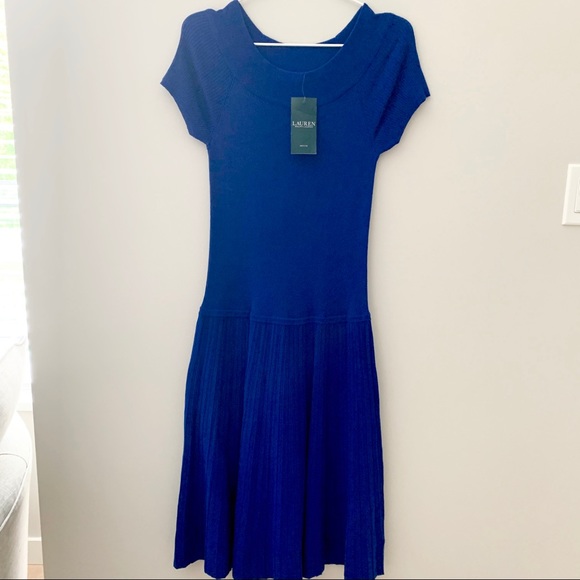 Short Sleeve Ralph Lauren Sweater Dress - Picture 1 of 6